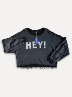 HEY! Sweater, Dark Grey