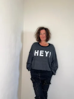 HEY! Sweater, Dark Grey
