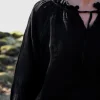 Jacky Linen Blouse, Black