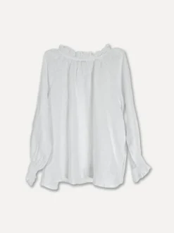 Jacky Linen Blouse, White