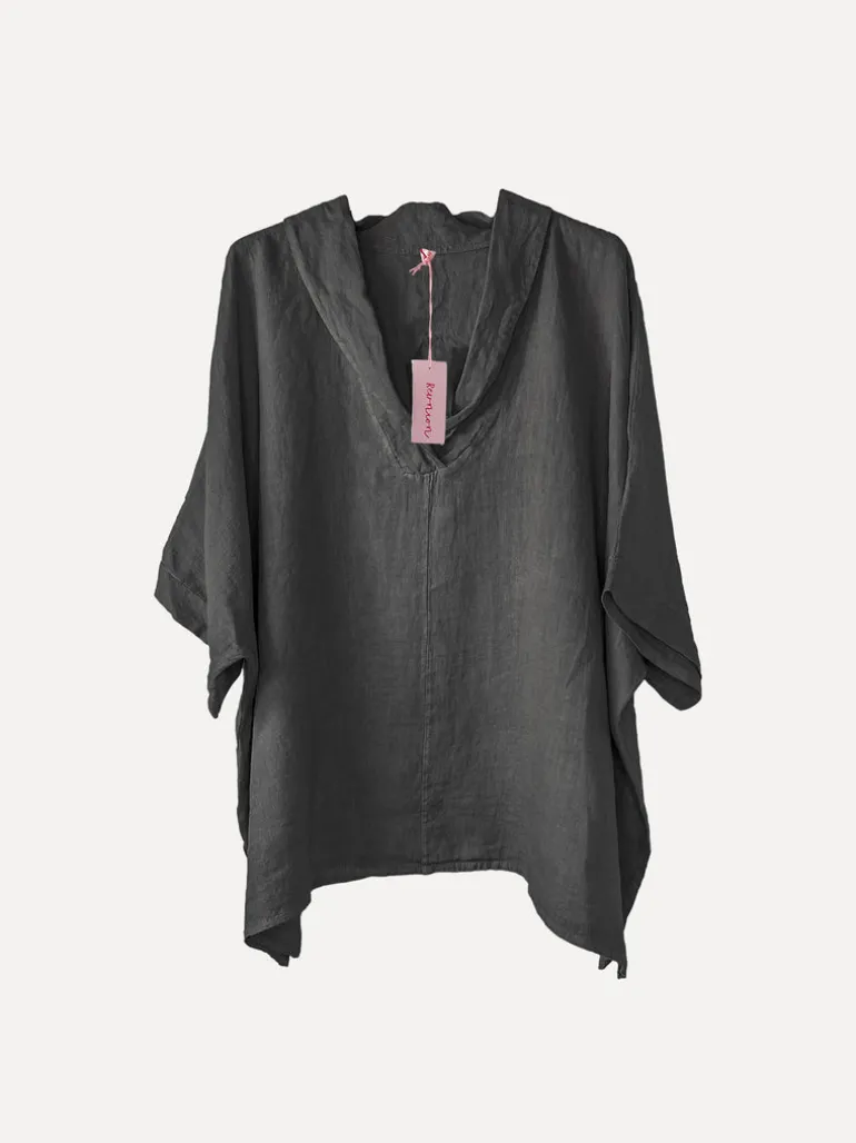 3268 Katy Blouse, Elephant Grey