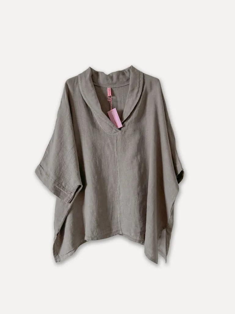 3268 Katy Blouse, Taupe