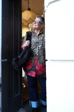 Leo Poppy Shirt, Red