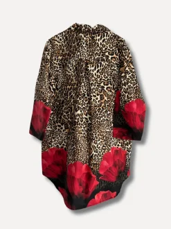 Leo Poppy Shirt, Red