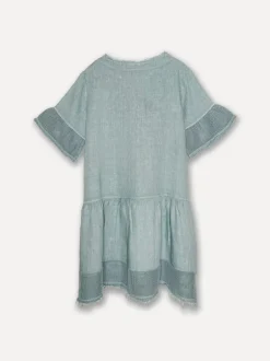 Lola Attitude Linen Dress, Rainy Blue