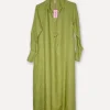 Maria City Swag Dress, Olive Green