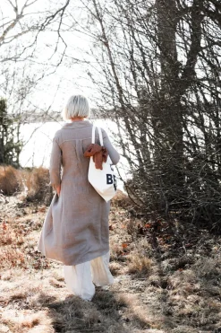 Maria City Swag Dress, Taupe