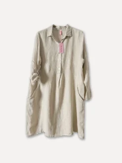 1351 Maria Shirt-Dress, Beige