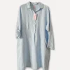 1351 Maria Shirt-Dress, Sky Blue
