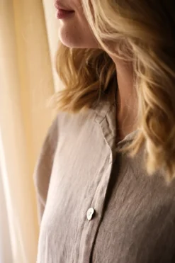 1351 Maria Shirt-Dress,Taupe