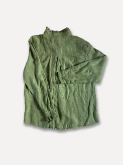 Marina Blouse, Virgin Olive Green