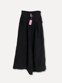 Moo Linen Dressed Up Pants, Black