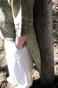 Moo Linen Dressed Up Pants, Beige