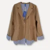 New Year Blazer, Taupe