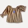 Ofelia Blouse, Dark Taupe