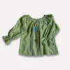 Ofelia Blouse, Virgin Olive Green