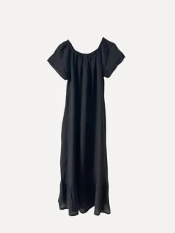 3429 Off-Shoulder Dress, Black