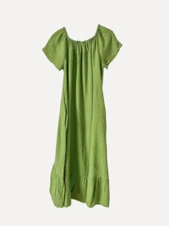 3429 Off-Shoulder Dress, Olive