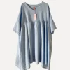 700 Oversized Dress, Sky Blue