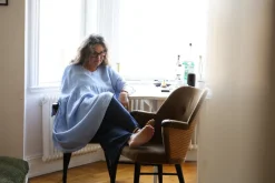 700 Oversized Dress, Sky Blue