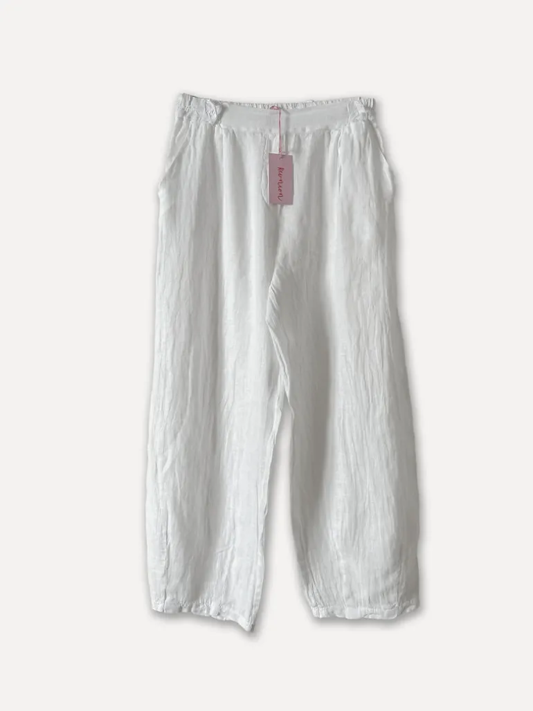 7028 Pants, White