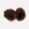 Paw Wrist Warmers, Brown