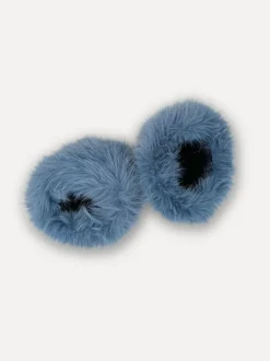 Paw Wrist Warmers, Sky Blue