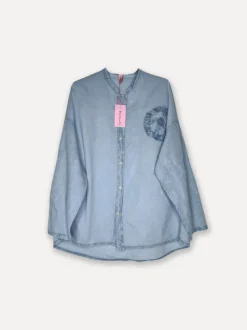 Peace Forever Shirt, Denim