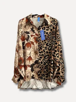 Peony Afternoon Blouse, Beige