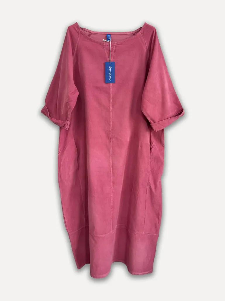 Perla Winter Cord Dress, Cipolla