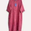 Perla Winter Linen Dress, Cipolla