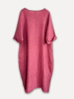 Perla Winter Linen Dress, Cipolla