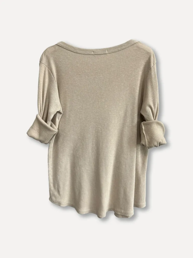 Ribb Basic T, Beige
