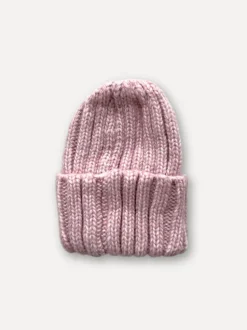 Ribb Capotto Beanie, Dusty Pink