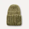 Ribb Capotto Beanie, Moss Green