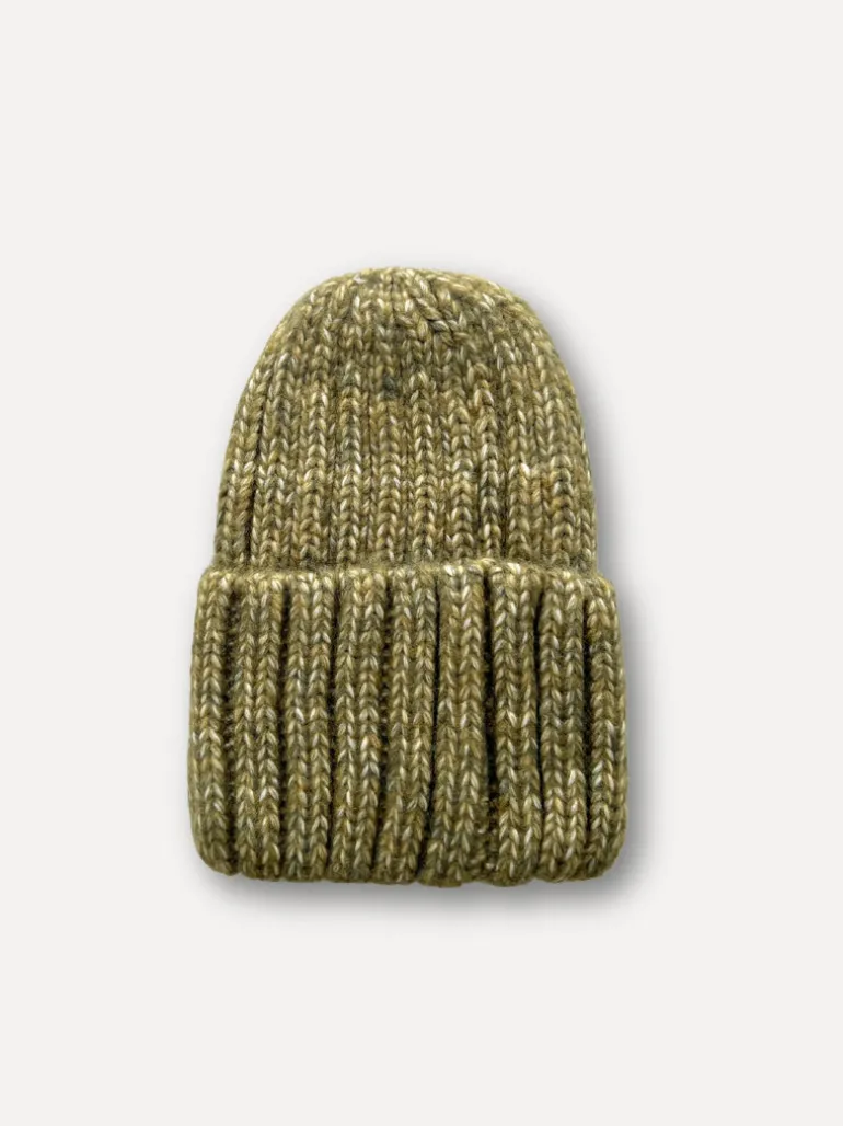 Ribb Capotto Beanie, Moss Green