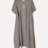 Rosa Wild Attitude Linen Dress, Taupe