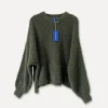72610 - Round Neck Spring Sweater, Army