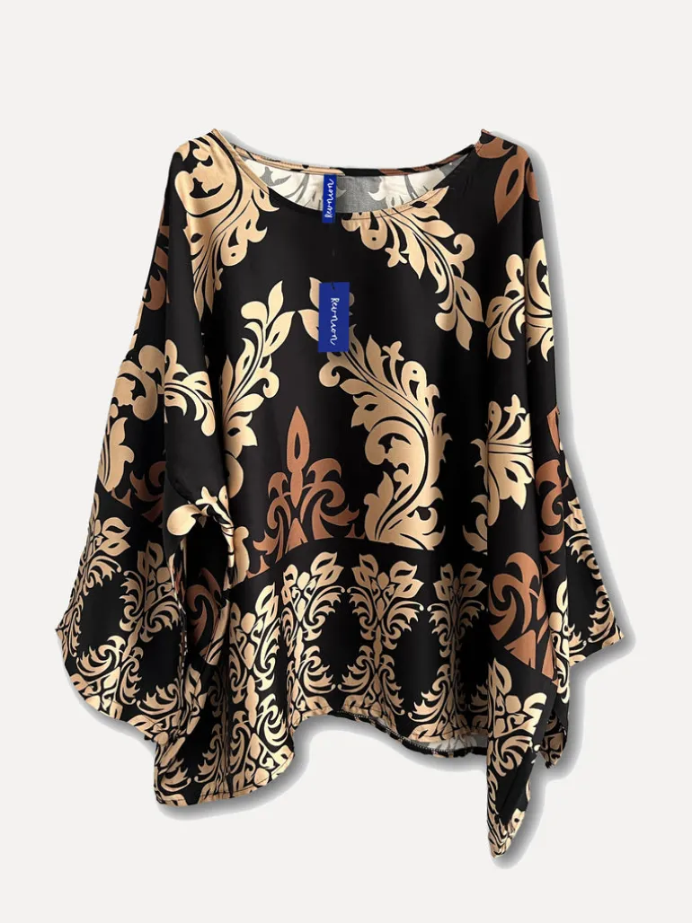 Secret Elegance Blouse, Black