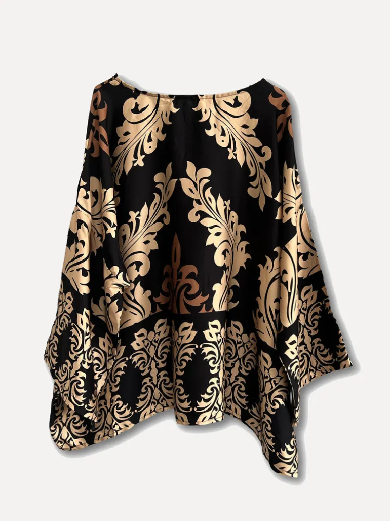 Secret Elegance Blouse, Black