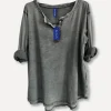 Secret Lace Shirt, Grey