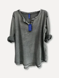 Secret Lace Shirt, Grey