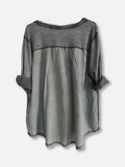 Secret Lace Shirt, Grey