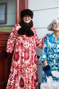 Sunny Cloud Dress, Red