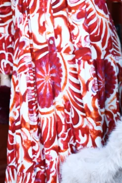 Sunny Cloud Dress, Red