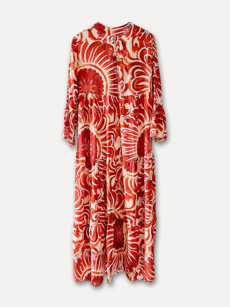 Sunny Cloud Dress, Red