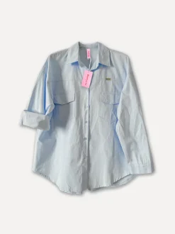 The Basic Cotton Shirt, Sky Blue