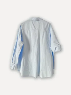 The Basic Cotton Shirt, Sky Blue