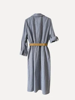 The Basic Stripe Dress, Black/White