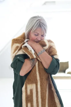 The Beige Neck Warmer Scarf